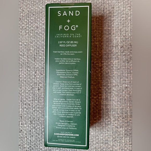 Sand + Fog Pine & Sage Reed Diffuser 85 mL - Picture 3 of 4